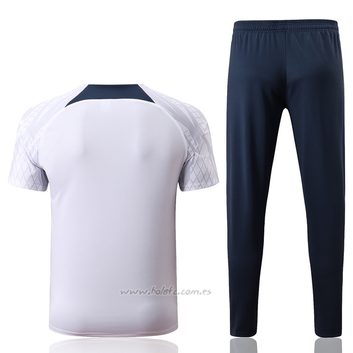 Chandal del Paris Saint-Germain Manga Corta 2022-2023 Blanco